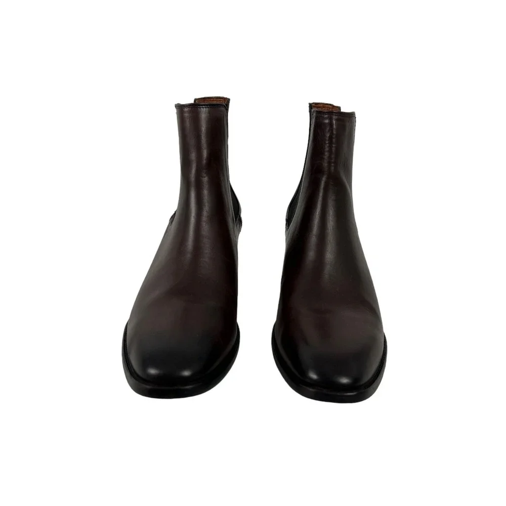 FRYE Womens Size 10 B Dara Brown Leather Chelsea Boots Distressed Made In Mexico